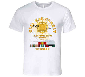 Army - Gulf War Combat Vet  - Transportation Corps X 300 T Shirt