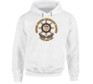 United States Merchant Marine, "Peace and War" with Color Shield - T Shirt, Premium and Hoodie