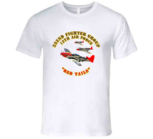 AAC - 332 FG - 12th AF - REd Tails T Shirt