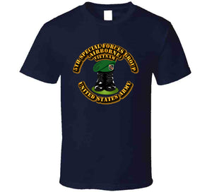 SOF - 5th SFG - Boots and Beret - Vietnam T Shirt