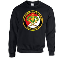 Load image into Gallery viewer, Army - 3rd Armored Cavalry Regiment Dui - Red White - Blood And Steel T Shirt
