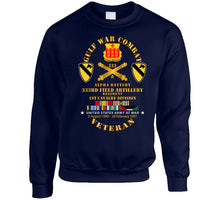 Load image into Gallery viewer, Army - Gulf War Combat Vet W  A Btry 333rd Far - 1st Cav Div W Gulf Svc T Shirt
