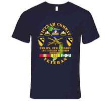 Load image into Gallery viewer, Army - Vietnam Combat Cavalry Veteran W 2bn 8th Cav Coa - 1st Cav Div Abn T Shirt
