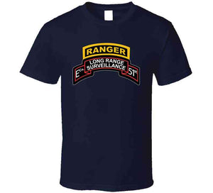 Army - Airborne Ranger - E Company- 51st Infantry (ranger) W Ranger Tab T Shirt