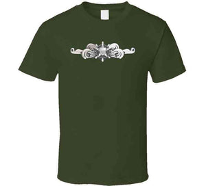 USCG - Cutterman Badge (Enlisted) Silver T Shirt,Premium and Hoodie