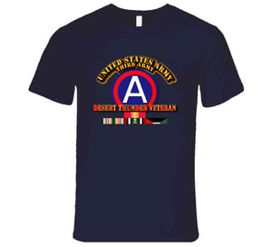 Third Army - DESERT THUNDER Veteran T Shirt