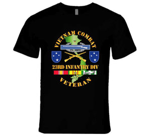 Army - Vietnam Combat Infantry Veteran W 23rd Inf Div Ssi V1 T Shirt