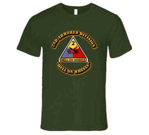 2nd Armored SSI - Hell on Wheels T Shirt