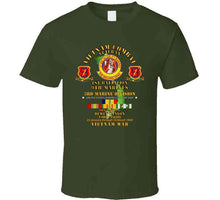 Load image into Gallery viewer, Usmc - 1st Bn 9th Marines - 3rd Mardiv - Operation Dewey Canyon W Vn Svc T Shirt
