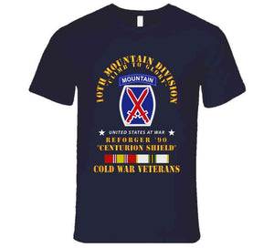 10th Mountain Division - Climb To Glory - Reforger 90, Centurion Shield  - Cold X 300 Hoodie