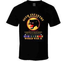 Load image into Gallery viewer, Army - 66th Infantry Div - Black Panther Div - Wwii W Ss Leopoldville W Eu Svc T Shirt
