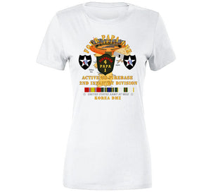 Army - 4p1 - Active Firebase - 2nd Id W Korea Svc T Shirt