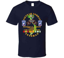 Load image into Gallery viewer, Vietnam Combat Veteran With N (November) Company (CO), 75th Infantry Ranger, 173rd Airborne Brigade T Shirt, Hoodie and Premium

