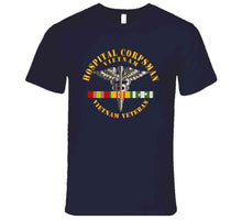Load image into Gallery viewer, Navy - Hospital Corpsman W Vietnam Svc Ribbons X 300 Long Sleeve T Shirt
