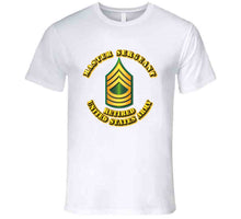 Load image into Gallery viewer, Master Sergeant - E8 - w Text - Retired T Shirt
