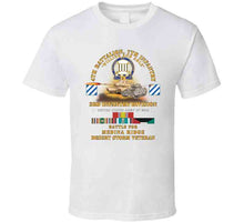 Load image into Gallery viewer, Army - 4th Battalion, 7th Infantry - 3rd Id - Battle Medina Ridge W M1 - M2 - Desert Storm Veteran X 300 T Shirt
