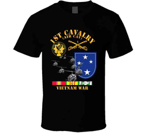Army - 1st Cavalry (Air Cavalry) - 23rd Infantry Division with Vietnam Service Ribbons Hoodie, Tshirt and Premium