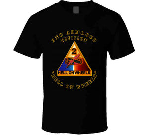 2nd Armored SSI - Hell on Wheels T Shirt