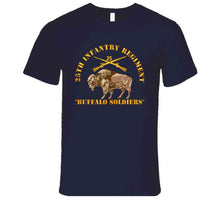 Load image into Gallery viewer, Army - 25th Infantry Regiment - Buffalor Soldiers W 25th Inf Branch Insignia T Shirt
