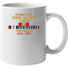 Load image into Gallery viewer, Operation New Dawn Service Ribbon Bar W Gwt - Iraq (2010 - 2011) X 300 T Shirt
