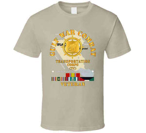 Army - Gulf War Combat Vet  - Transportation Corps X 300 T Shirt