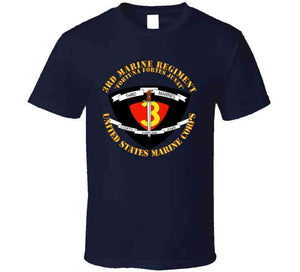 Usmc - 3rd Marine Regiment - Fortuna Fortes Juvat T Shirt