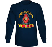 Load image into Gallery viewer, Usmc - 1st Bn, 8th Marines - Beirut Barracks Bombing W Svc Hoodie
