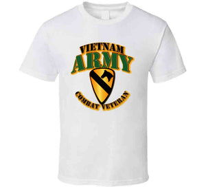 1st Cavalry, Vietnam, Combat Veteran - T Shirt, Hoodie, and Premium