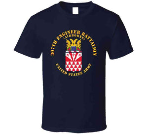 Army - Coat of Arms - 307th Engineer Battalion, (Airborne) - T Shirt, Premium and Hoodie