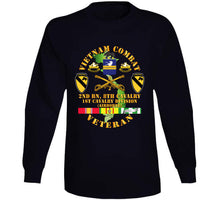 Load image into Gallery viewer, Army - Vietnam Combat Cavalry Veteran W 2bn 8th Cav Coa - 1st Cav Div Abn T Shirt
