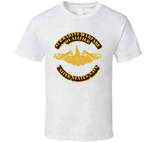 Load image into Gallery viewer, Navy - Submarine Badge - Gold T Shirt
