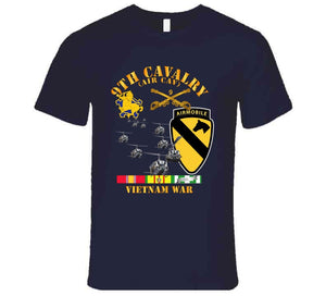 Army - 9th Cavalry (Air Cav) - 1st  Cav Division w SVC T Shirt