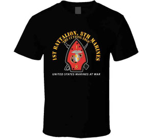 Usmc - 1st Bn, 8th Marines - The Cutting Edge - Marines At War X 300 Crewneck Sweatshirt