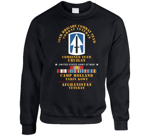 Army - 76th Brigade Combat Team - Camp Holland Afghanistan Vet W Afghan Svc X 300 T Shirt