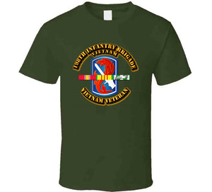 198th Infantry Brigade with Vietnam Service Ribbons - T Shirt, Premium, Hoodie