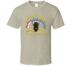 Army - Buffalo Soldiers - Infantry - Cavalry Guidons W Buffalo Head - Us Army X 300 T Shirt