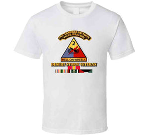 2nd Armored Division - Desert Storm Veteran T Shirt