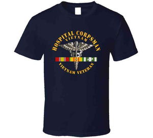 Navy - Hospital Corpsman W Vietnam Svc Ribbons X 300 Long Sleeve T Shirt