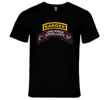 Load image into Gallery viewer, Army - Airborne Ranger - E Company- 51st Infantry (ranger) W Ranger Tab T Shirt
