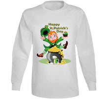 Load image into Gallery viewer, St. Patrick&#39;s Day - Leprechaun&#39;s - Happy St Patrick&#39;s Day - Luck Crewneck Sweatshirt
