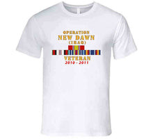 Load image into Gallery viewer, Operation New Dawn Service Ribbon Bar W Gwt - Iraq (2010 - 2011) X 300 T Shirt
