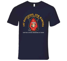 Load image into Gallery viewer, Usmc - 1st Bn, 8th Marines - The Cutting Edge - Marines At War X 300 T Shirt
