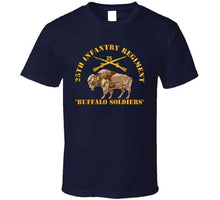 Load image into Gallery viewer, Army - 25th Infantry Regiment - Buffalor Soldiers W 25th Inf Branch Insignia T Shirt
