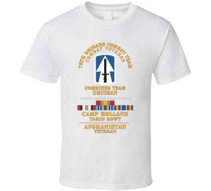 Army - 76th Brigade Combat Team - Camp Holland Afghanistan Vet W Afghan Svc X 300 T Shirt