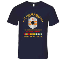 Load image into Gallery viewer, Army - 41st Signal Bn Combat Area Vn Vet W Svc Ribbon - Qui Nhonx 300 T Shirt
