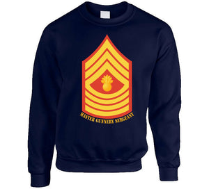 Usmc - Enlisted Insignia - E9 - Master Gunnery Sergeant (mgysgt) - Dress Blue - Bottom Txt T X 300 T Shirt