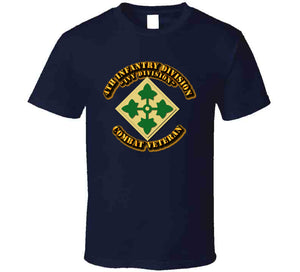 Army -  4th Infantry Division - Ivy Division - Combat Veteran - T-Shirt, Hoodie, Premium