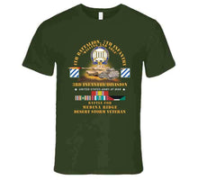 Load image into Gallery viewer, Army - 4th Battalion, 7th Infantry - 3rd Id - Battle Medina Ridge W M1 - M2 - Desert Storm Veteran X 300 T Shirt
