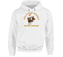 Load image into Gallery viewer, Army - 10th Cavalry Regiment W Cavalrymen - Buffalo Soldiers V1 Hoodie
