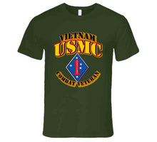 Load image into Gallery viewer, USMC - 1st Marine Division - Vietnam - Combat Vet T Shirt
